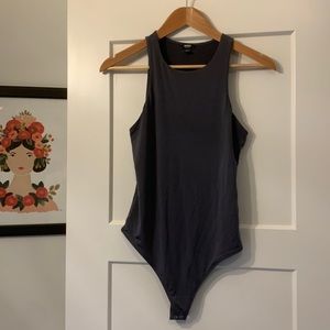 Express body contour high neck body suit